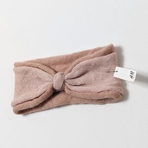 H&M knit Double-layered headband with decorative knot detail at front